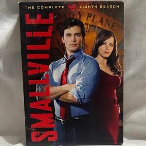 Smallville- The Complete Eighth Season, DVD 6 Disc Set.